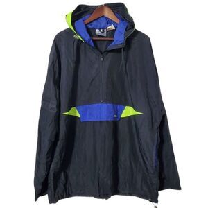 VTG 80s Windbreaker Jacket Size XL GRANITE Tom Mangold Colorblock USA Made Mens